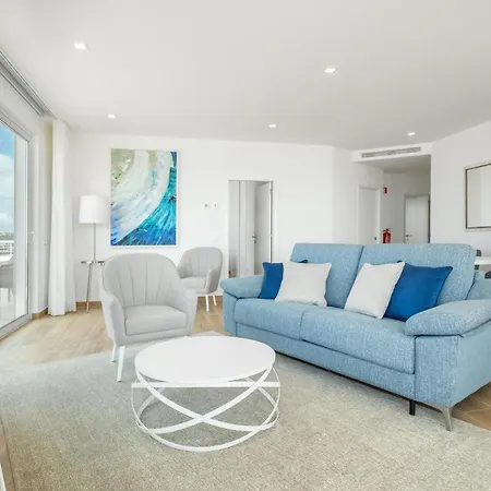 Blue Beach Ocean View - Porto De Mos Apartment
