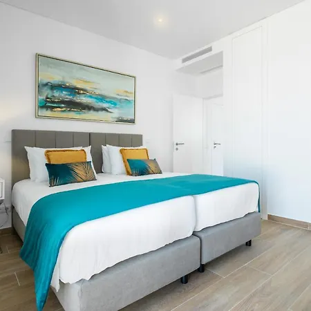 Blue Beach Ocean View - Porto De Mos Apartment *